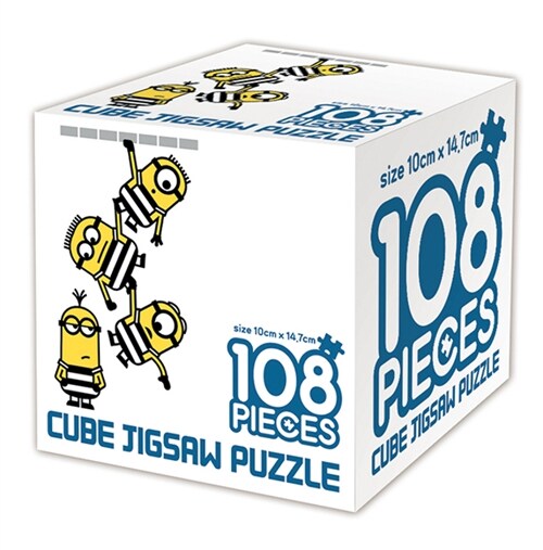 슈퍼배드 3 큐브 직소퍼즐 108조각 : 다크 미니언