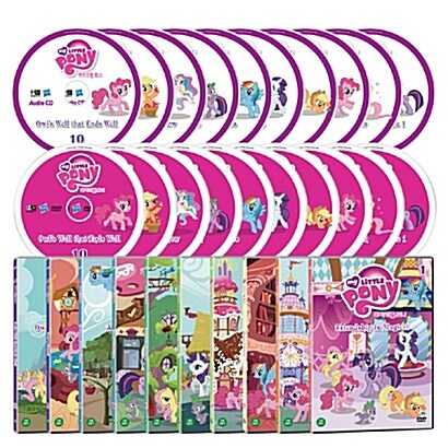 [중고] 마이 리틀 포니 20종세트 (20disc: 10DVD+10CD)