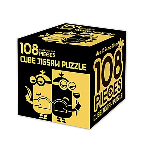 슈퍼배드 3 큐브 직소퍼즐 108조각 : 뉴 블랙