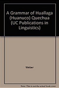 A Grammar of Huallaga (Paperback)