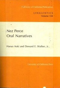 Nez Perce oral narratives