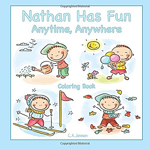 Nathan Has Fun Anytime, Anywhere Coloring Book (Paperback)