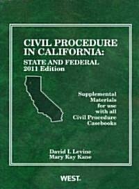 Civil Procedure in California (Paperback)