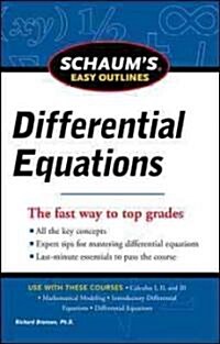 Schaums Easy Outline of Differential Equations, Revised Edition (Paperback)