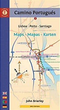 Camino Portugues Maps - Mapas - Karten: Lisboa - Porto - Santiago (Paperback, 2nd, 2012)