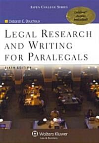 [중고] Legal Research and Writing for Paralegals (Paperback, 6th, PCK)