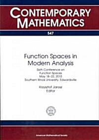 Function Spaces in Modern Analysis (Paperback)