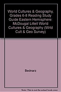 World Cultures & Geography, Grades 6-8 Reading Study Guide Eastern Hemisphere (Paperback)