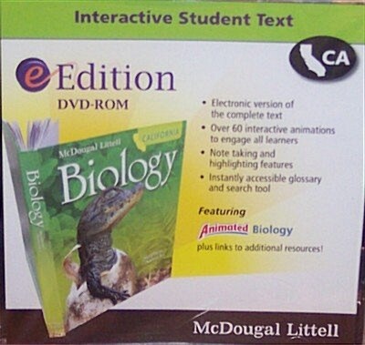 McDougal Littell Biology California: Eedition DVD-ROM Grades 9-12 2008 (Hardcover)
