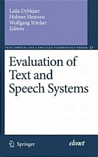Evaluation of Text and Speech Systems (Hardcover)