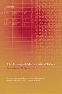The History of Mathematical Tables : From Sumer to Spreadsheets (Hardcover)