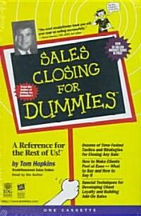 Sales Closing for Dummies (Cassette)