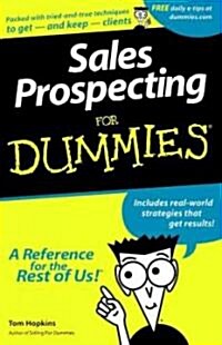 [중고] Sales Prospecting for Dummies (Paperback)