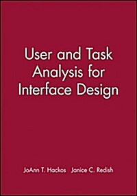 User and Task Analysis for Interface Design (Paperback)