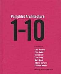 Pamphlet Architecture 1-10 (Hardcover)