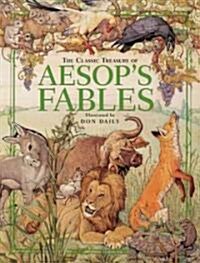 [중고] The Classic Treasury of Aesops Fables (Hardcover)