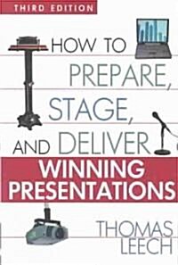 [중고] How to Prepare, Stage, and Deliver Winning Presentations (Paperback, 3)