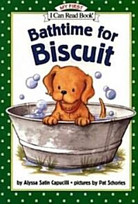 [중고] Bathtime for Biscuit (Library Binding)