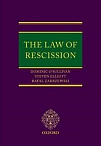 The Law of Rescission (Hardcover)