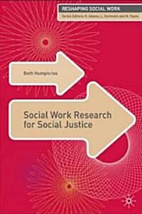 [중고] Social Work Research For Social Justice (Paperback)