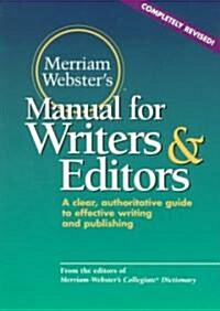 Merriam-Websters Manual for Writers and Editors (Paperback, Revised, Subsequent)