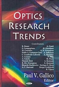 Optics Research Trends (Hardcover)