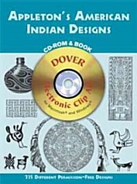 Appletons American Indian Designs (Paperback, CD-ROM)