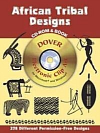 African Tribal Designs [With CDROM] (Paperback)
