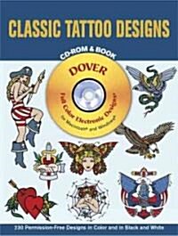 Classic Tattoo Designs [With CDROM] (Paperback)