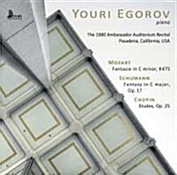 [수입] Youri Egorov - 유리 에고로프 - 1980년 앰버서더 오디토리움 리사이틀 (Youri Egorov - The 1980 Ambassador Auditorium Recital)(CD)