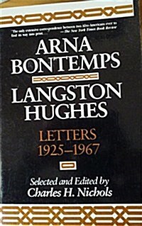 Arna Bontemps-Langston Hughes Letters, 1925-1967 (Paperback, Reprint)