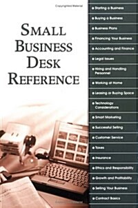 [중고] Small Business Desk Reference (Paperback)