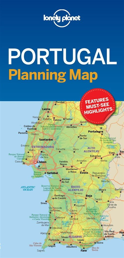 Lonely Planet Portugal Planning Map (Folded)