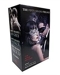 Fifty Shades Trilogy: The Movie Tie-In Editions with Bonus Poster: Fifty Shades of Grey, Fifty Shades Darker, Fifty Shades Freed (Paperback)