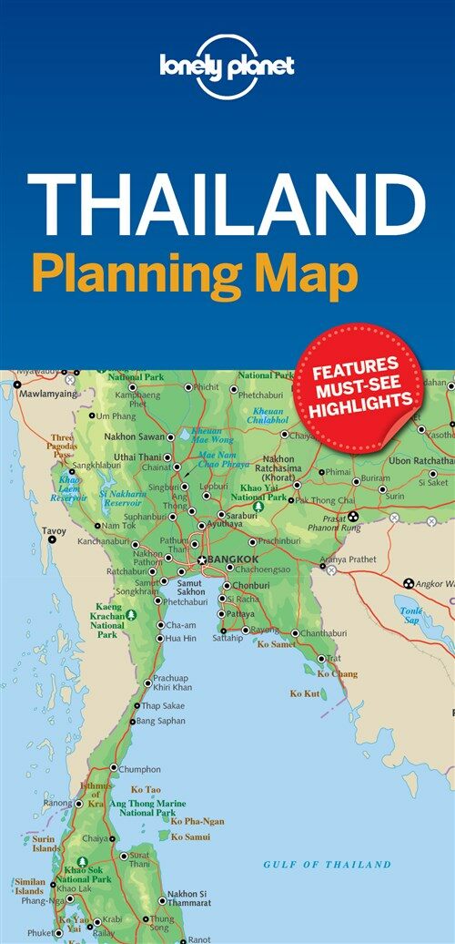 Lonely Planet Thailand Planning Map 1 (Folded)