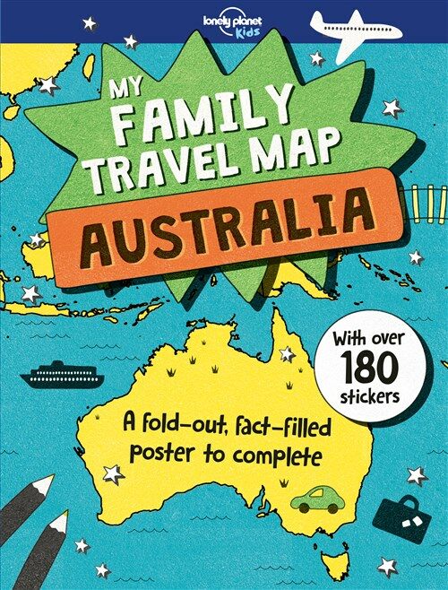 Lonely Planet Kids My Family Travel Map - Australia 1 (Hardcover)