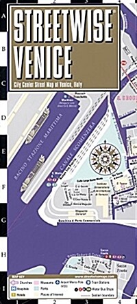 Streetwise Venice Map - Laminated City Center Street Map of Venice, Italy (Folded)