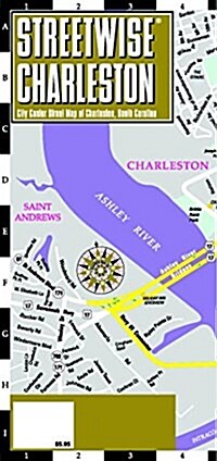 Streetwise Charleston Map - Laminated City Center Street Map of Charleston, South Carolina (Folded)