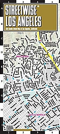 Streetwise Los Angeles Map - Laminated City Center Street Map of Los Angeles, California (Folded)