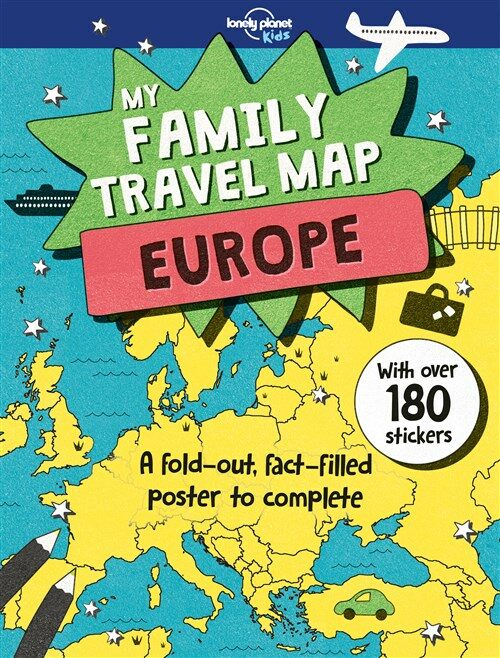 Lonely Planet Kids My Family Travel Map - Europe 1 (Hardcover)