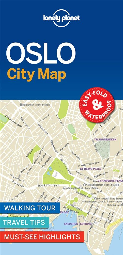 Lonely Planet Oslo City Map (Folded)