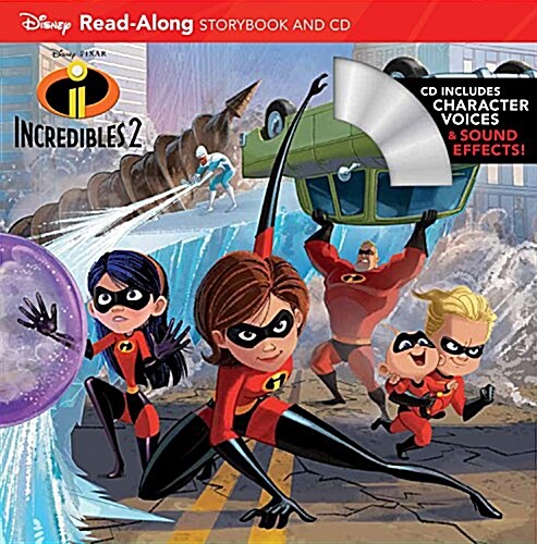 [중고] Incredibles 2 Read-Along Storybook and CD (Paperback)