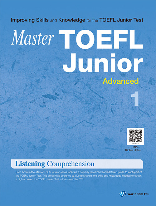 [중고] Master TOEFL Junior Listening Comprehension Advanced 1 (Student Book + Answer Key + MP3 CD)