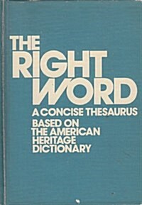 THE RIGHT WORD (Hardcover)
