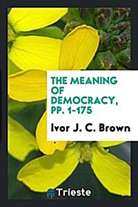 The Meaning of Democracy (Paperback)