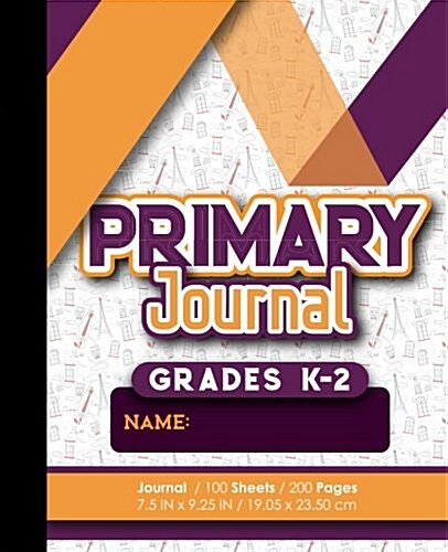 Primary Journal: Grades K-2: Draw and Write Blank Journals, Primary Journal Composition Book, 100 Sheets, 200 Pages, Cute Paris & Music (Paperback)