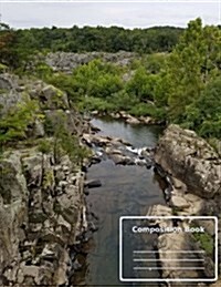 Great Falls Virginia River Scene Nature Composition Graph Paper Notebook (Paperback)