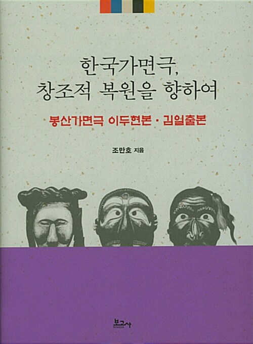 한국가면극, 창조적 복원을 향하여 : 봉산가면극 이두현본.김일출본