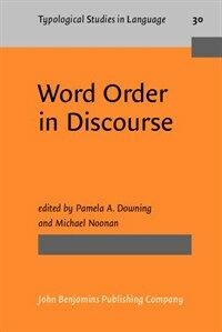 Word order in discourse