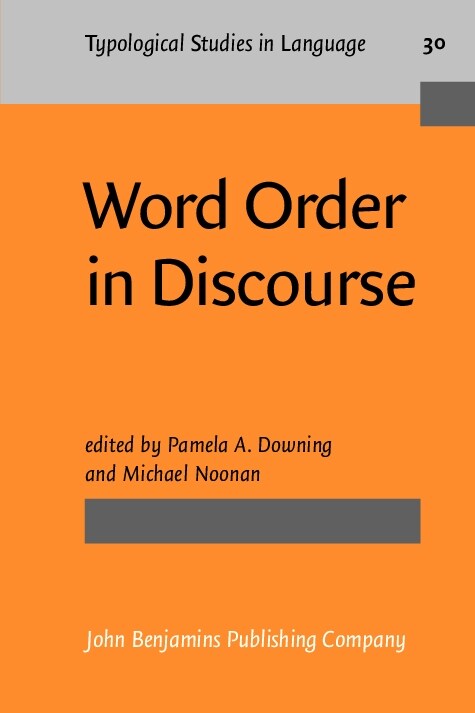 Word Order in Discourse (Paperback)